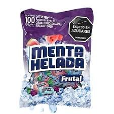 CARAMELO MENTA HELADA FRUTAL X100