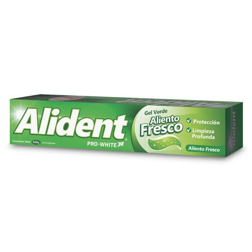 CREMA DENTAL ALIDENT GEL VERDE 12X100ML