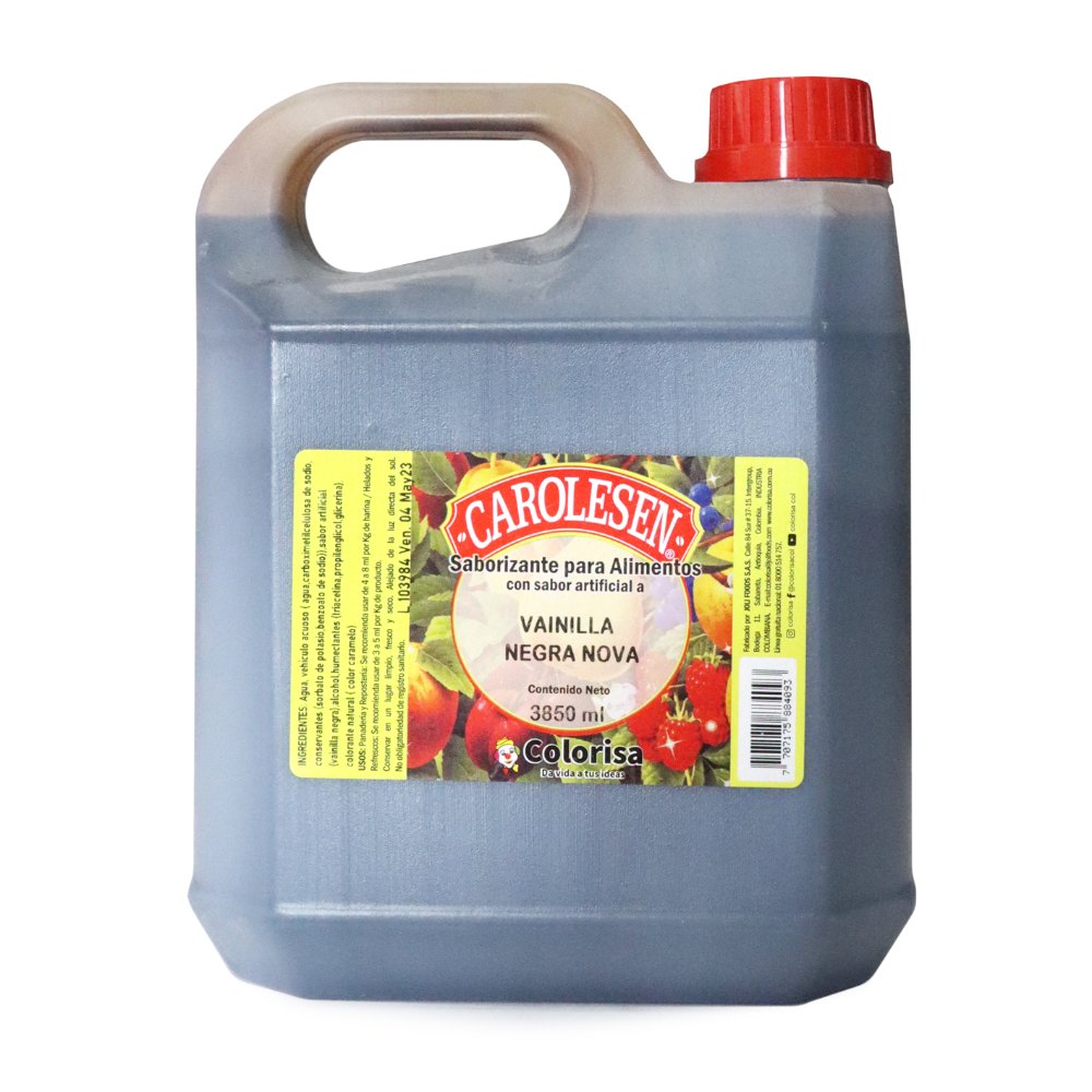 ESENCIA CAROLESEN VAINILLA NEGRA NOVA 3850ML