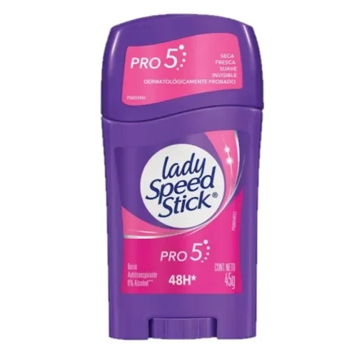 DESODORANTE LADY SPEED STICK PRO 5 BARRA 45ML