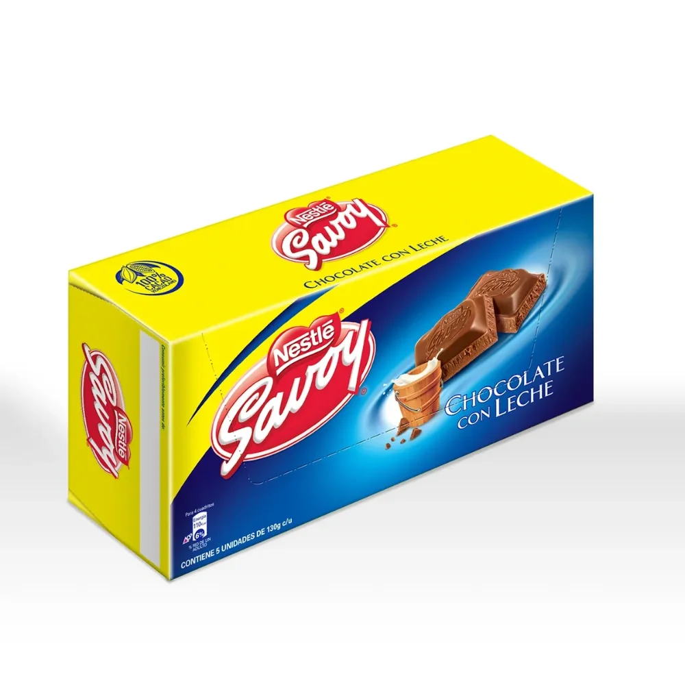 CHOCOLATE SAVOY 5X130GR