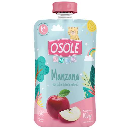 COMPOTA DE MANZANA OSOLE SOBRE 100G