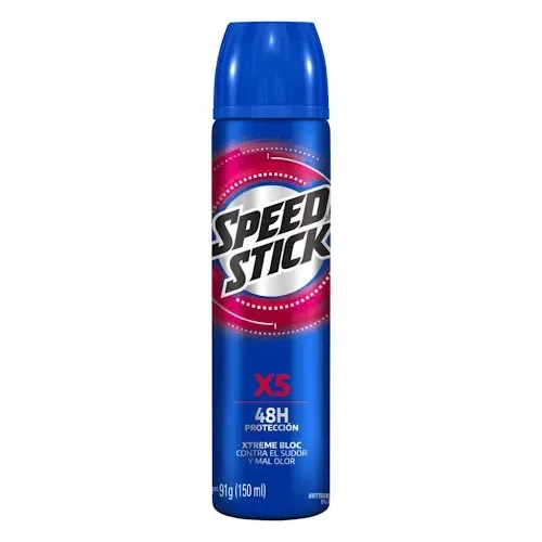 DESODORANTE SPEED STICK XTREME X5 AEROSOL 150ML