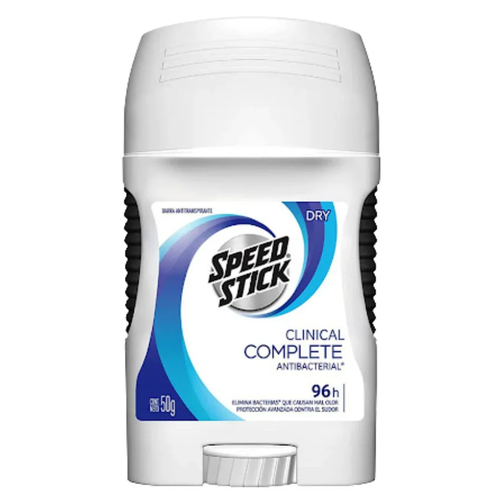 DESODORANTE SPEED STICK MEN CLINICAL COMPLETE BARRA 50GR