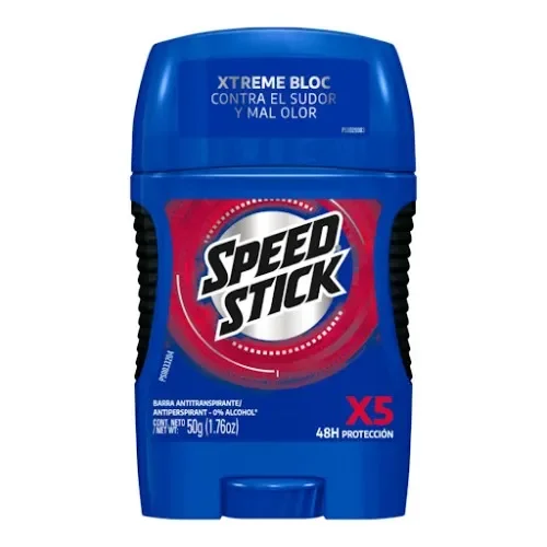 DESODORANTE SPEED STICK XTREME X5 BARRA 50GR