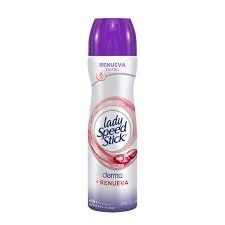 DESODORANTE LADY SPEED STICK DERMA+OMEGA AEROSOL 150ML