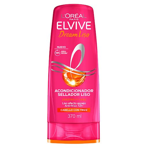ACONDICIONADOR  ELVIVE DREAM LISO  EFECTO KERATINA  370ML