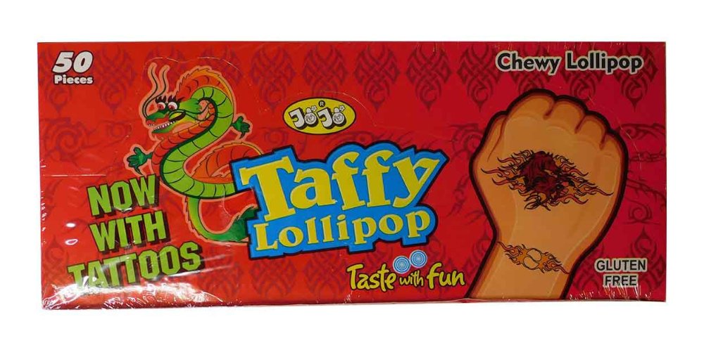 CHUPETA MASTICABLE TAFFY TATTO X50UND