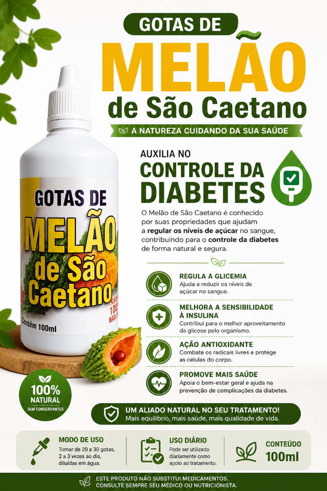 EXTRATO MELÃO SAO CAETANO GOTAS 100 ML