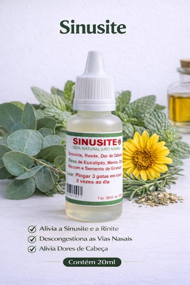 EXTRATO COMPOSTO SINUSITES 30 ML