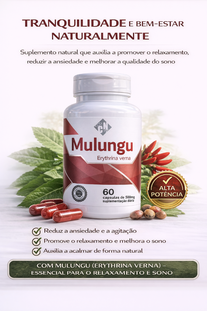 CAPSULA MULUNGU 60/500 MG