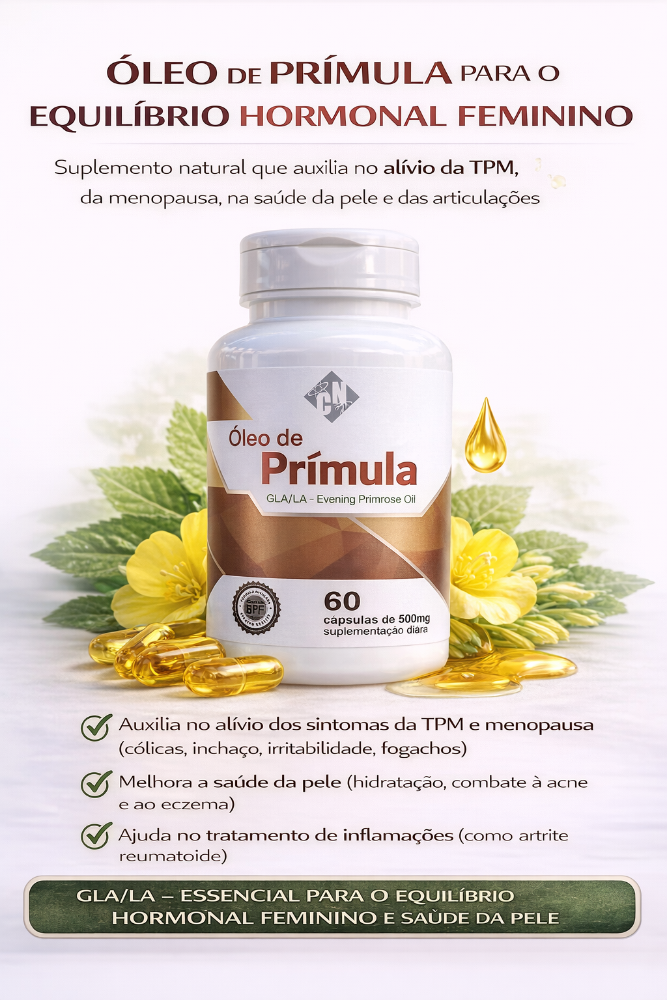 CAPSULA OLEO DE PRIMULA 60/500 MG