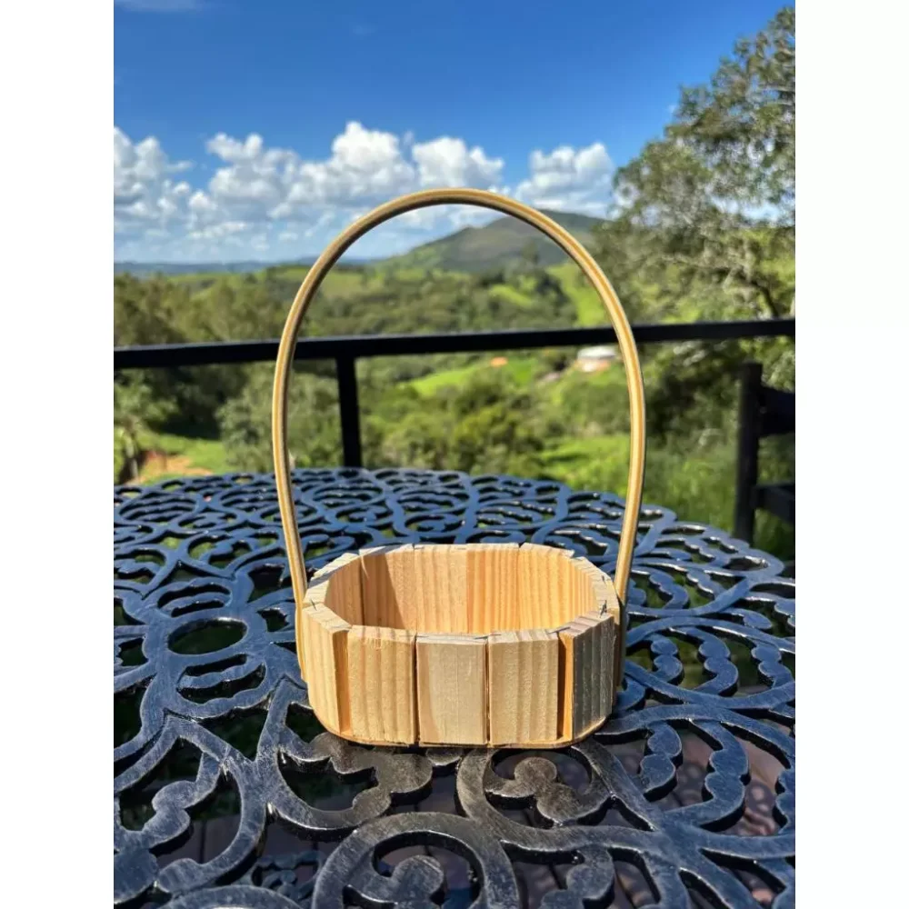 CESTA MADEIRA OVAL M