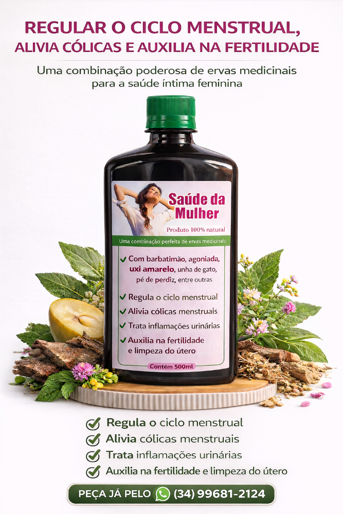 GARRAFADA SAUDE DA MULHER 500 ML