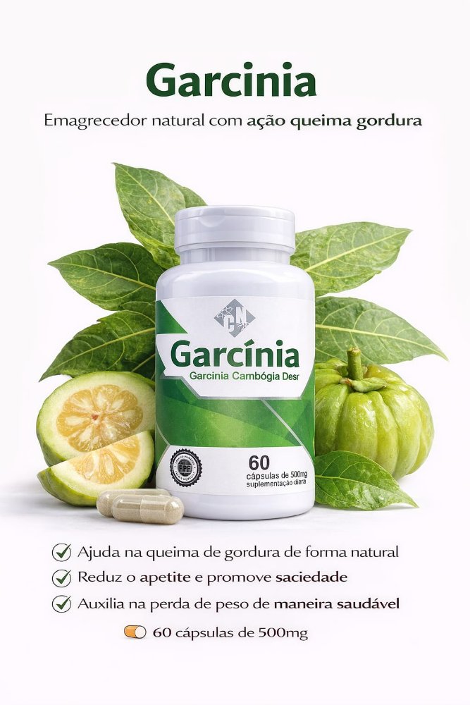 CAPSULA GARCINIA CAMBOGIÁ 60/500 MG