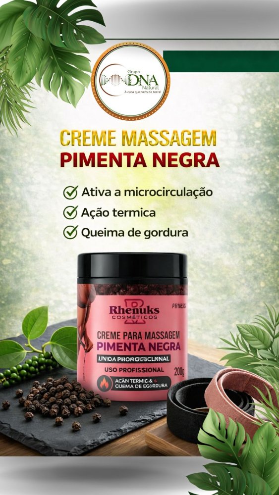 GEL REDUTOR DE MEDIDAS COM PIMENTA PRETA