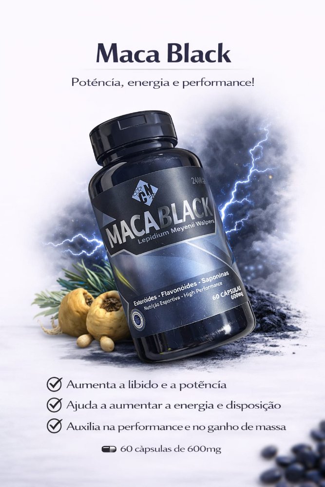 CAPSULA MACA BLACK 60/600
