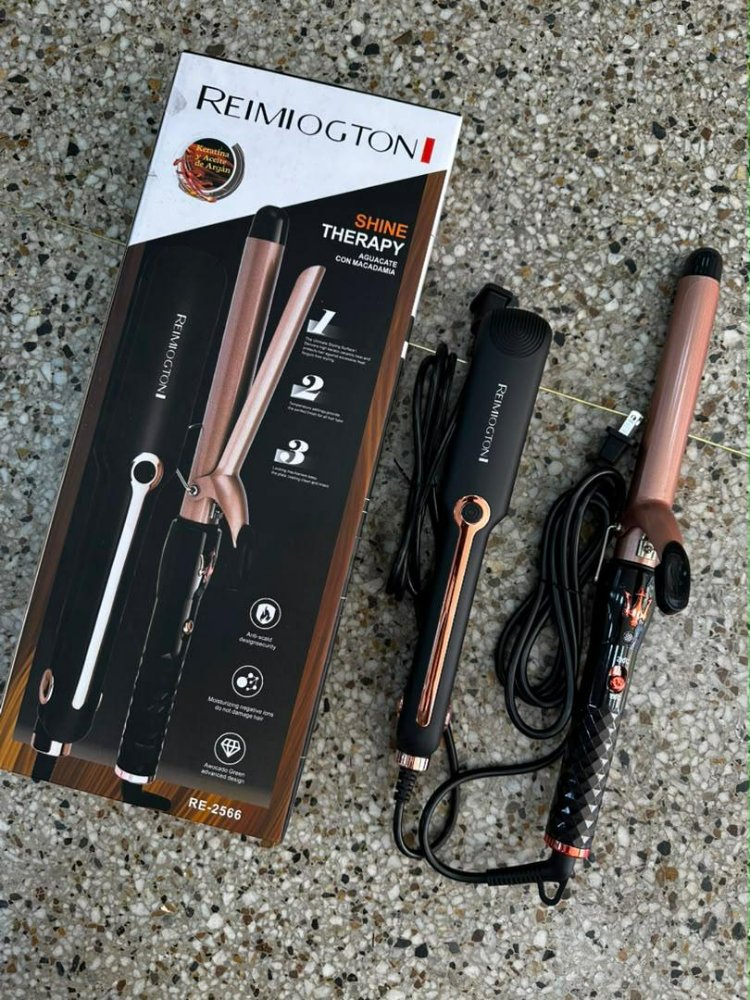 COMBO PLANCHA ENRULADOR REMIGTON RE-2566