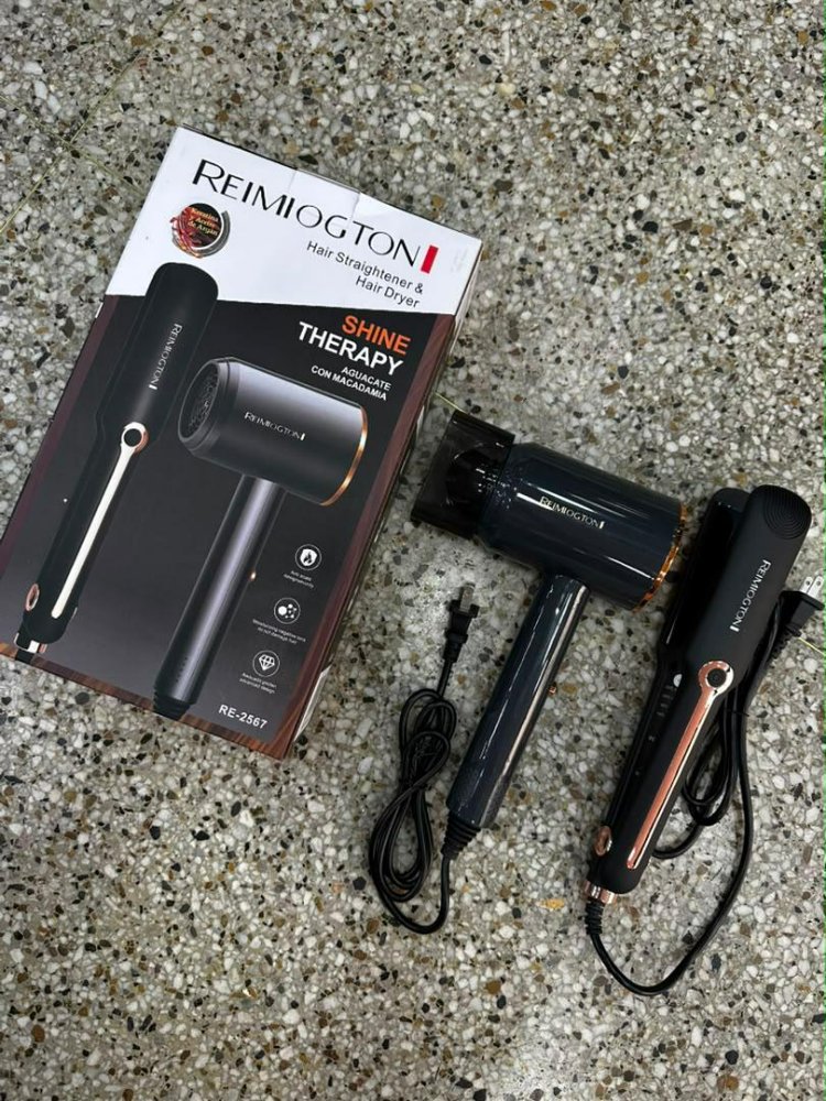 COMBO PLANCHA SECADOR REMIGTON RE-2567