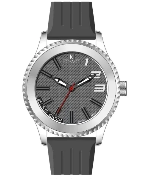 RELOJ KOSMO K4210 CLÁSICO – Movimiento Japonés Gris