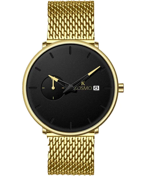 RELOJ KOSMO K3933G CLASICO DORADO