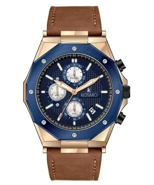 RELOJ KOSMO K4202 CHRONOGRAPH COBRE / AZUL