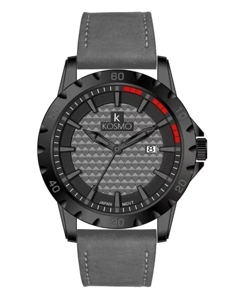RELOJ KOSMO K4208 CLÁSICO – Movimiento Japonés Gris
