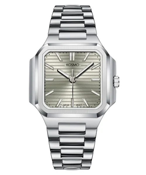 RELOJ KOSMO KT03A MOVIMIENTO JAPONES PLATA / GRIS