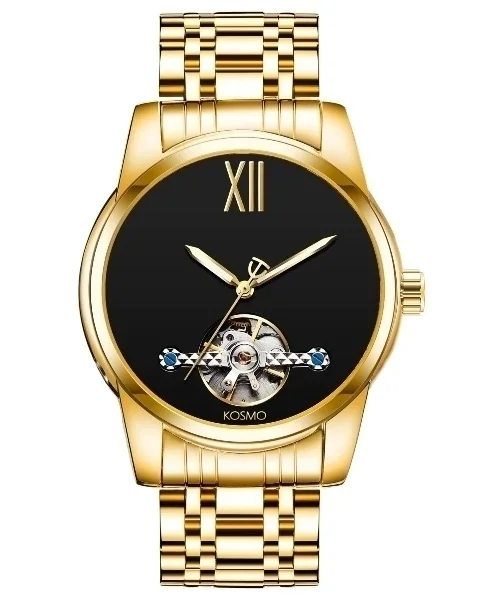 RELOJ KOSMO K9005 BIG AUTOMATICO DORADO