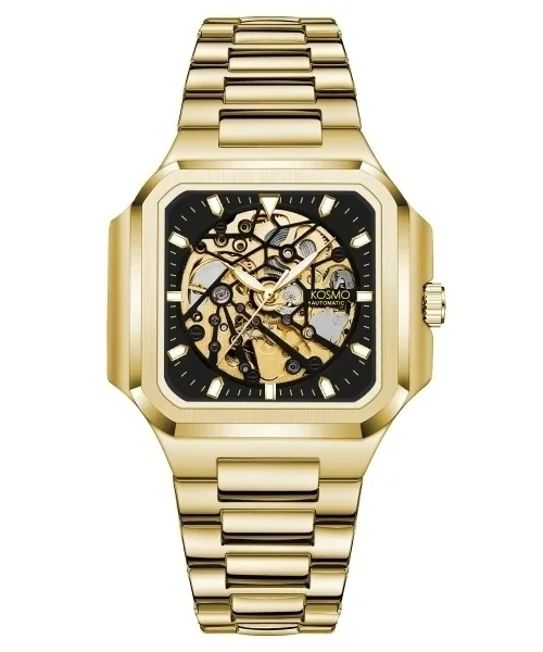 RELOJ KOSMO KT03 AUTOMATICO DORADO / NEGRO