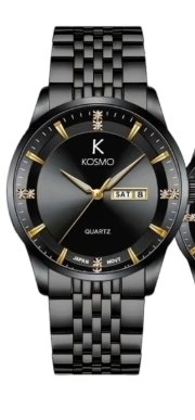 RELOJ KOSMO K884S NEGRO MOVT JAPONES NEGRO