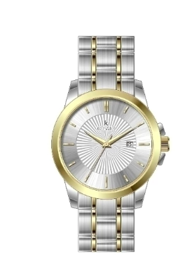 RELOJ KOSMO K4450 HOMBRE BICOLOR / BLANCO
