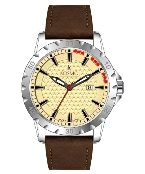 RELOJ KOSMO K4208 CLÁSICO – Movimiento Japonés  Marron