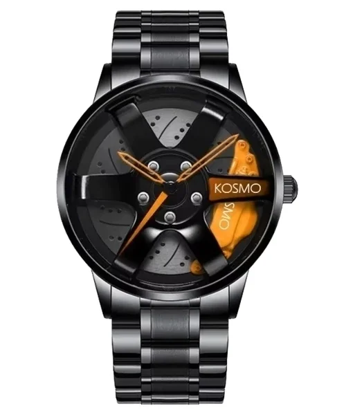 RELOJ KOSMO K2057G RIN GIRATORIO MOVT JAPONES NARANJA