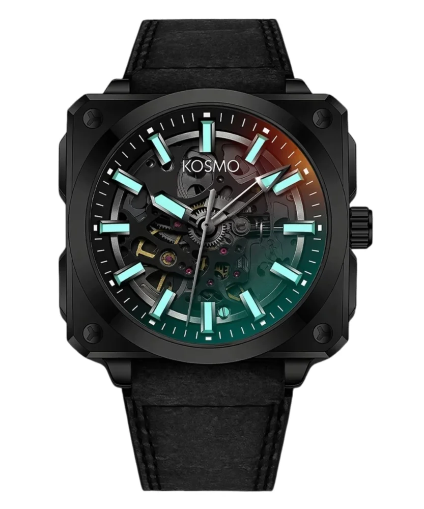 Reloj Kosmo KT26 – Automático Negro / Tornasol