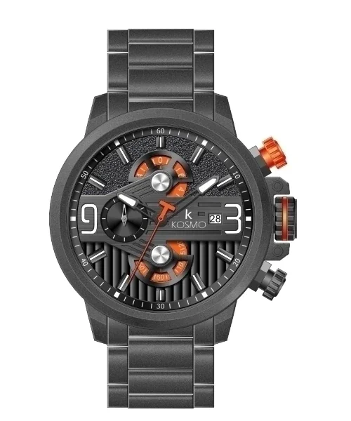 Reloj Kosmo K4451 – Cronógrafo Multifunción NARANJA