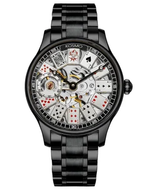 Reloj Kosmo K820P Automático Poker Negro / Blanco