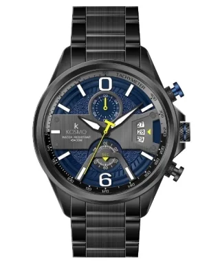 Reloj Kosmo K3848G – Cronógrafo NEGRO / AZUL
