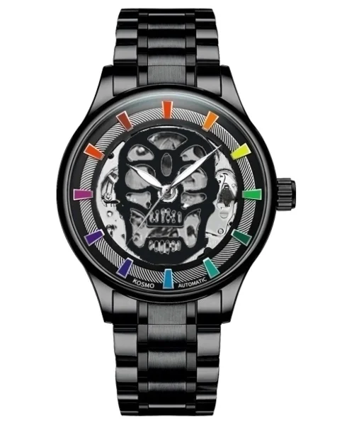 RELOJ KOSMO K820F SKULL AUTOMATICO COLORES