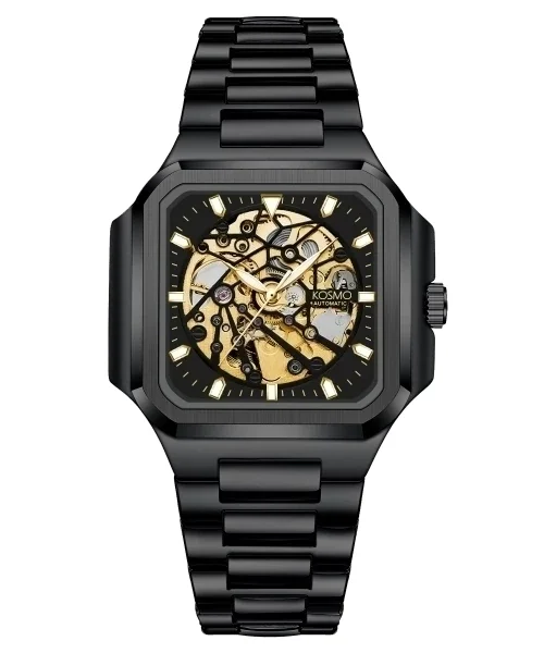 RELOJ KOSMO KT03 AUTOMATICO NEGRO / NEGRO