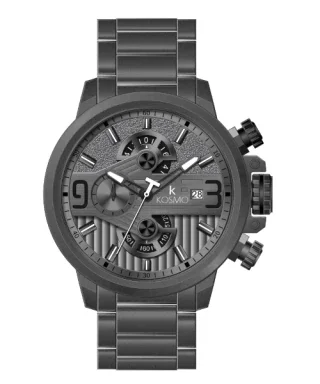 Reloj Kosmo K4451 – Cronógrafo Multifunción Diseño Deportivo GRIS