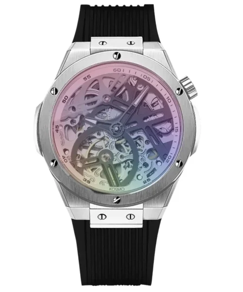 RELOJ KOSMO K8661 AUTOMATICO PLATA / TORNASOL