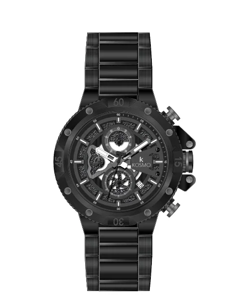 Reloj Kosmo K4443 – Cronógrafo Multifunción NEGRO