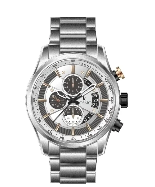 Reloj Kosmo K4446 – Cronógrafo Multifunción PLATA