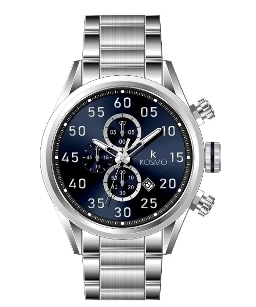 Reloj Kosmo K4449 – Cronógrafo Multifunción PLATA