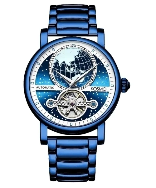 RELOJ KOSMO K867 LUMINOX AUTOMATICO AZUL