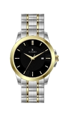 RELOJ KOSMO K4450 HOMBRE BICOLOR / NEGRO