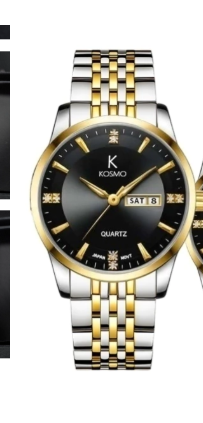 RELOJ KOSMO K884S HOMBRE MOVT JAPONES BICOLOR / NEGRO