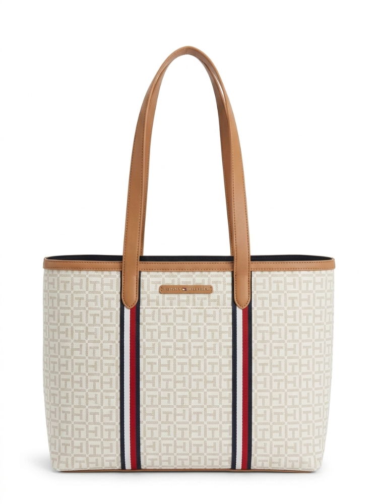 CARTERA TOMMY GRANDE BEIGE