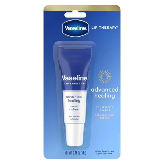 VASELINE BÁLSAMO LABIAL EN TUBO PARA LABIOS DE ASPECTO MÁS SALUDABLE, HUMECTANTE DE CURACIÓN AVANZADA PARA LABIOS SECOS